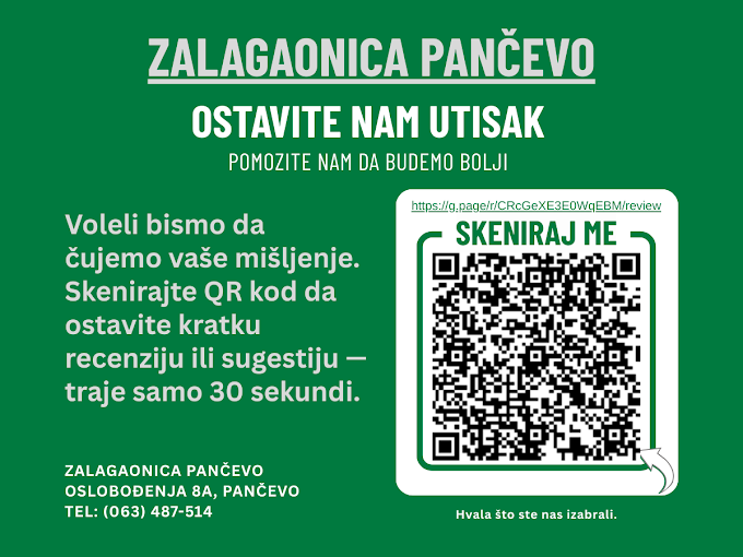 Zalagaonica Pančevo — poslovnica · Oslobođenja 8a (foto 2)